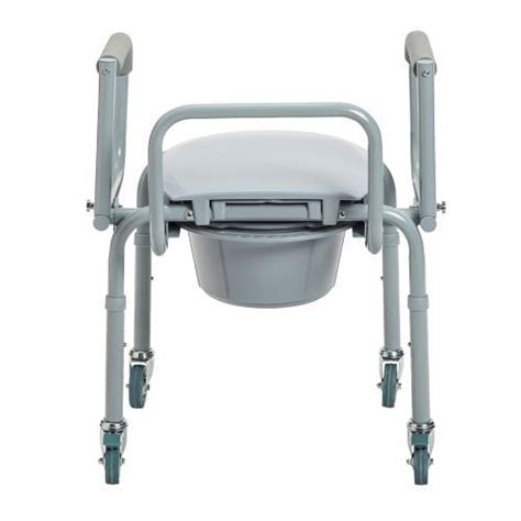 Heavy-Duty Drop-Arm Commode
